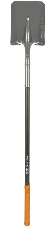 Fiskars Pro 397910-1001 Transfer Shovel, Silver, 58 Inch