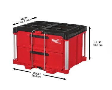 Milwaukee PACKOUT™ 2-Drawer Tool Box -- 48-22-8442