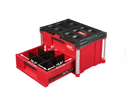 Milwaukee PACKOUT™ 2-Drawer Tool Box -- 48-22-8442