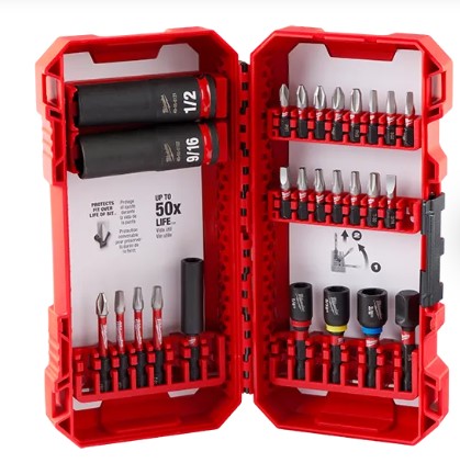 Milwaukee SHOCKWAVE Impact Duty™ Drive and Fasten Set - 26PC -- 48-32-4408