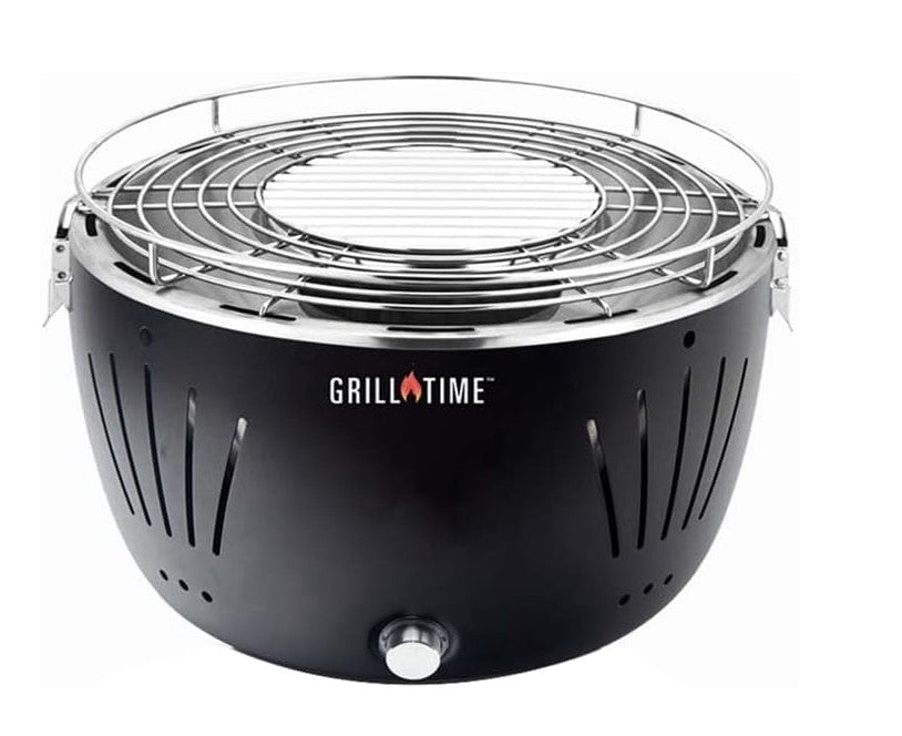 Grill Time Tailgater GTX Portable Charcoal Grill Starter Pack - Gray - UPG-G-18