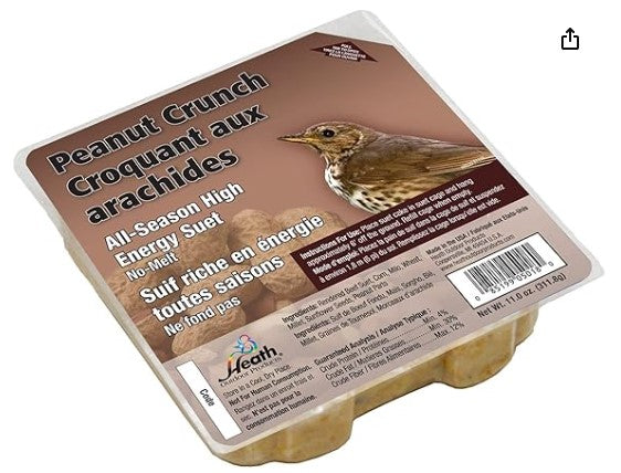 Heath Outdoor Products DD-18 Peanut Crunch Suet Cake