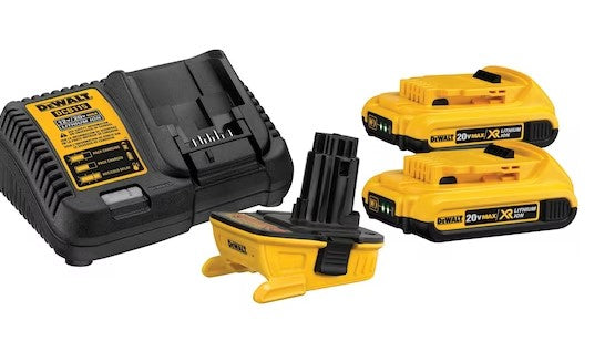 Dewalt 20V MAX* Battery Adapter Kit for 18V Tools -- DCA2203C