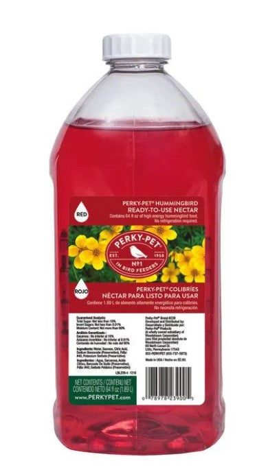 Perky-Pet® Red Hummingbird Ready-To-Use Nectar - 64 Fl Oz