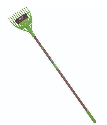 Ames 2915900 Collector Series Shrub Rake Polypropylene Tine with Steel Handle