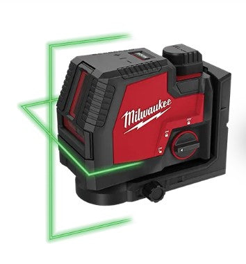 Milwaukee USB Rechargeable Green Cross Line Laser -- 3521-21