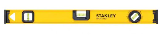 Stanley 24 in. Non-Magnetic 180 Aluminum I-Beam Level