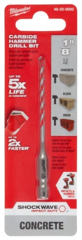 Milwaukee Carbide Hammer Drill Bits