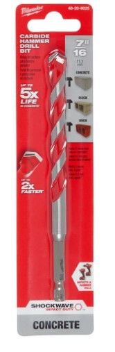 Milwaukee Carbide Hammer Drill Bits