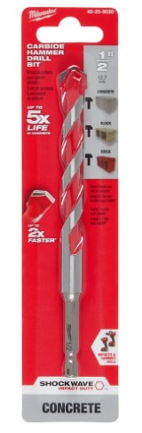 Milwaukee Carbide Hammer Drill Bits