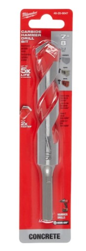 Milwaukee Carbide Hammer Drill Bits