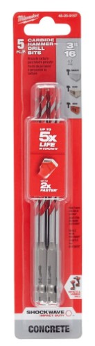 Milwaukee Carbide Hammer Drill Bits