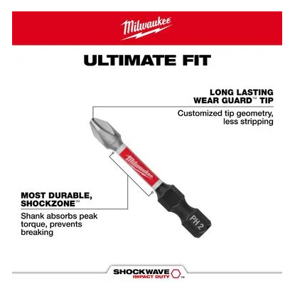 Milwaukee SHOCKWAVE Impact Duty Drill & Drive Set 60pc -- 48-32-4097