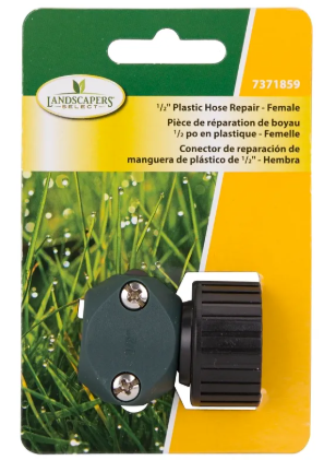 Landscaper's Select 1/2" Plastic Hose Repair - Female -- 7371859