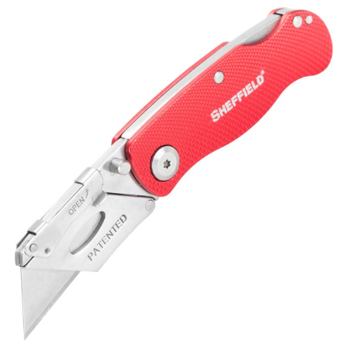 Sheffield Knife Lockback Utility Knife - RED