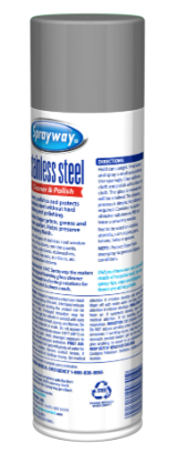 Sprayway Stainless Steel Cleaner Aerosol Spray (oil-based)