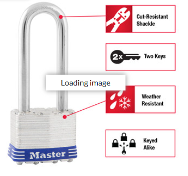 Master Lock 1TRILJ Laminated Padlock