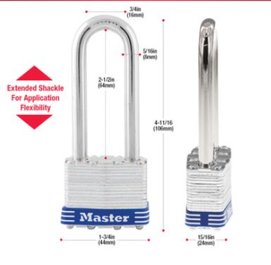 Master Lock 1TRILJ Laminated Padlock