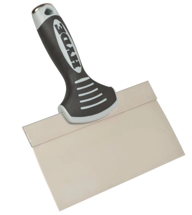 Hyde 09363 Knife, 10 in W Blade, 3 in L Blade, Stainless Steel Blade, Single-Edge Blade, Soft-Grip Handle