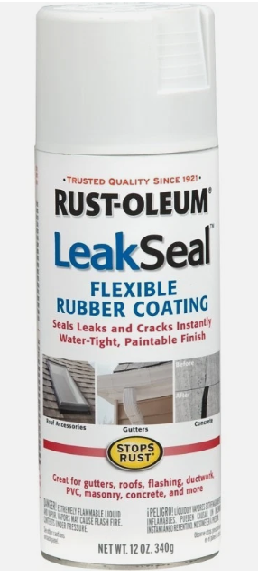 Rust-oleum LeakSeal Flexible Rubber - White -- 267970