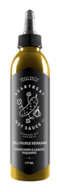 Heartbeat Hot Sauce Dill Pickle Serrano -- 6fl oz -- 86633
