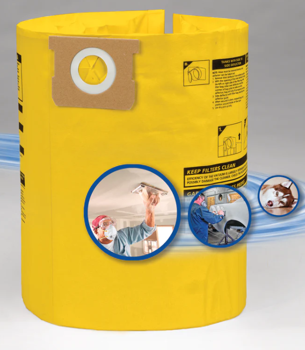 Type I - Shop-Vac® 10-14 Gallon* High Efficiency Disposable Filter Bags (2 Pack)
