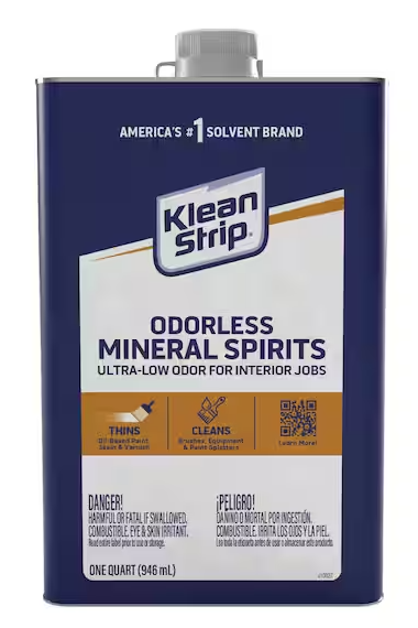 Klean Strip Odorless Mineral Spirits - 1QT -- QKSP94005