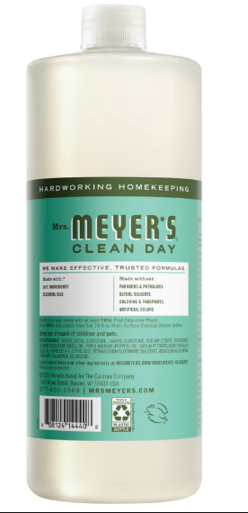 Mrs. Meyer's Clean Day Basil Scent Multi-Surface Concentrate 32oz -- 14440