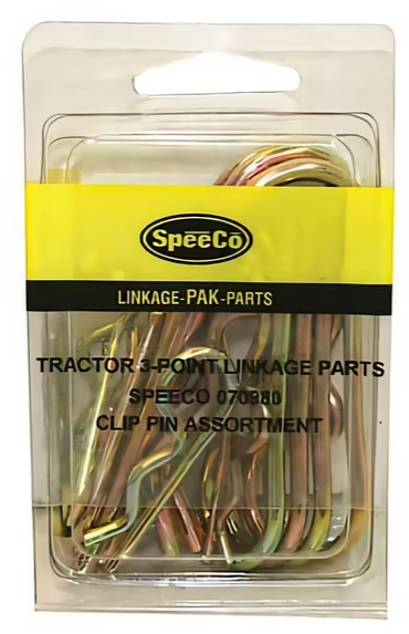 Speeco Hitch Pin Clip Assortment - Model 070980ynu - Durable And Versatile