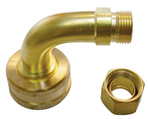 Plumb Pak Brass 3/8 in. D X 3/4 in. D Dishwasher Elbow -- PP84RB