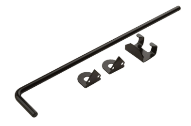 National Hardware Adjustable Cane Bolt, Black, 1/2 X 18 In.