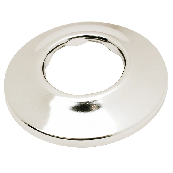 Plumb Pak PP97PC Bath Flange, 3-3/4 in OD, For: 1-1/4 in Pipes, Chrome