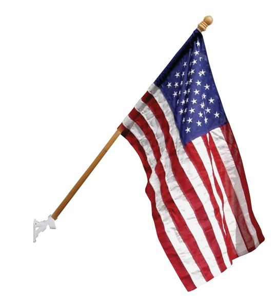 Valley Forge American Flag with 5 Foot Oak Pole -- AA-99032