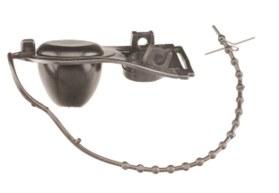 Plumb Pak PP835-3 Flapper Tank Ball, Vinyl, Black, For: Plastic, Brass and Old Style Crane Flush Valves