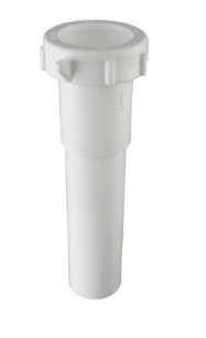 Plumb Pak Pp944w 1-1/4 X 1-1/4 In Slip-joint Plastic Extension Tube, 6 In Length