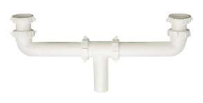 Plumb Pak Pp930w Center Outlet Waste - 1-1/2 In X 16 In White Plastic Kitchen Sink Drain