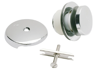 Plumb Pak Pp826-66pc Polished Chrome Foot Lok Stop Bath Drain Trim Kit