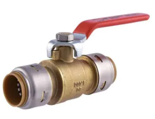 Sharkbite Max Ball Valve, 3/4", Model Ur22185