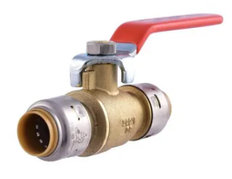 Sharkbite Max Ball Valve, 1/2", Model Ur22222