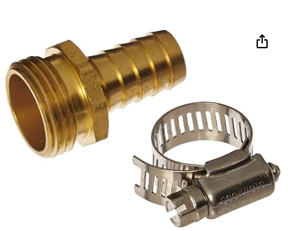 Landscapers Select GB958M3L - 1/2" Brass Hose Repair - MALE