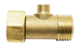 Plumb Pak 1/2 In. X 1/2 In. X 3/8 In. Lead-free Brass Adapter Tee