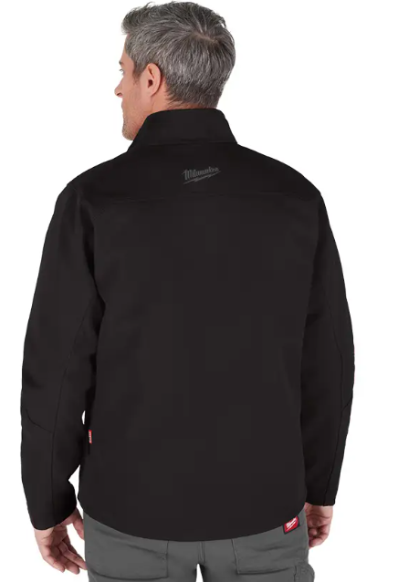 Milwaukee M100B-21 M12 Heated Black Toughshell Jacket with (1) 3.0 Ah Battery and Charger