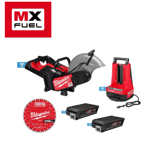 Milwaukee MX FUEL 14inch Cut-Off Saw Kit with 2 Batteries -- MXF314-2XC