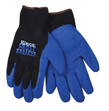Kinco Frost Breaker Thermal Knit Shell & Latex Palm (Black)