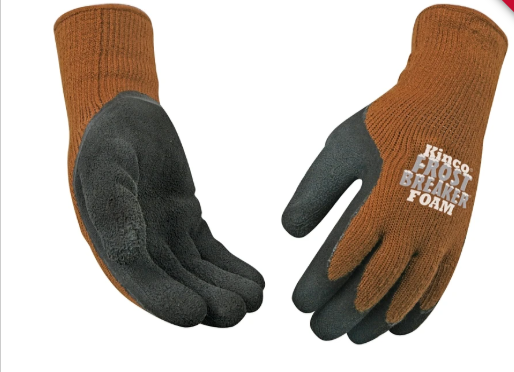 Kinco Frost Breaker Thermal Knit Shell & Latex Palm (Brown)