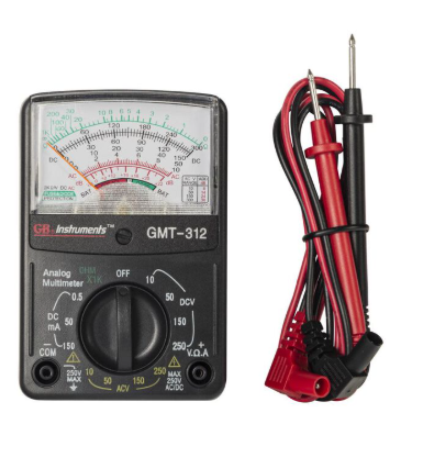 Gardner Bender 5 Function 12 Range Analog Multimeter 1/Clam -- GMT-312