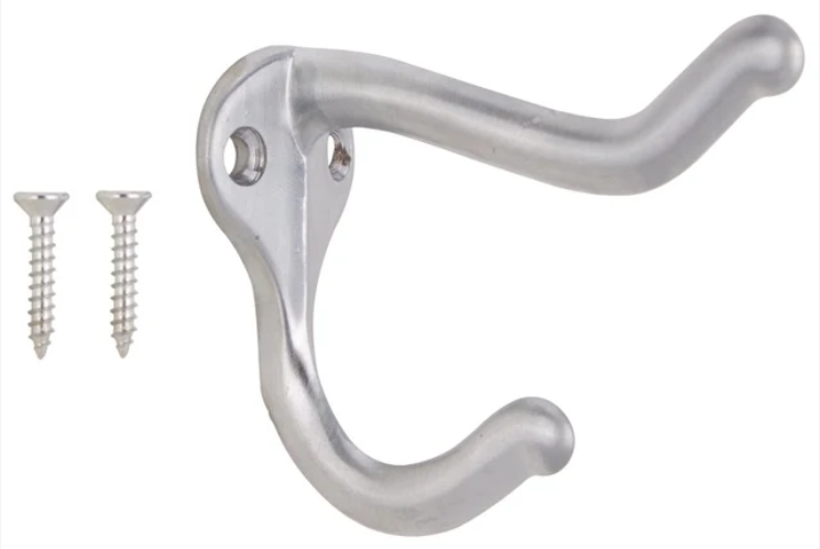 ProSource H62-b075 Heavy-duty Satin Chrome Coat And Hat Hook