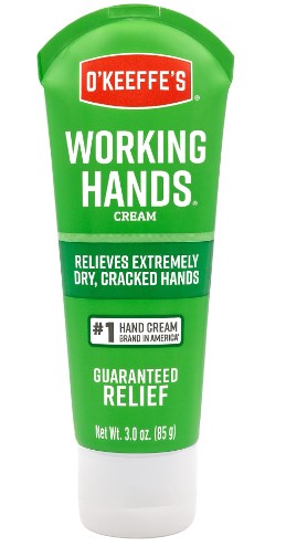 O'KEEFFE'S Working Hands K0290001 Hand Cream, Mild Stearic Acid, 3 oz Tube