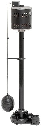 Superior Pump 92553 1/2 HP Thermoplastic Pedestal Pump, Black