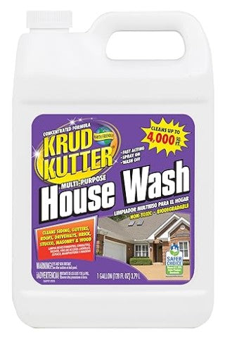 Krud Kutter HW012 Multi-Purpose House Wash , 1 Gallon